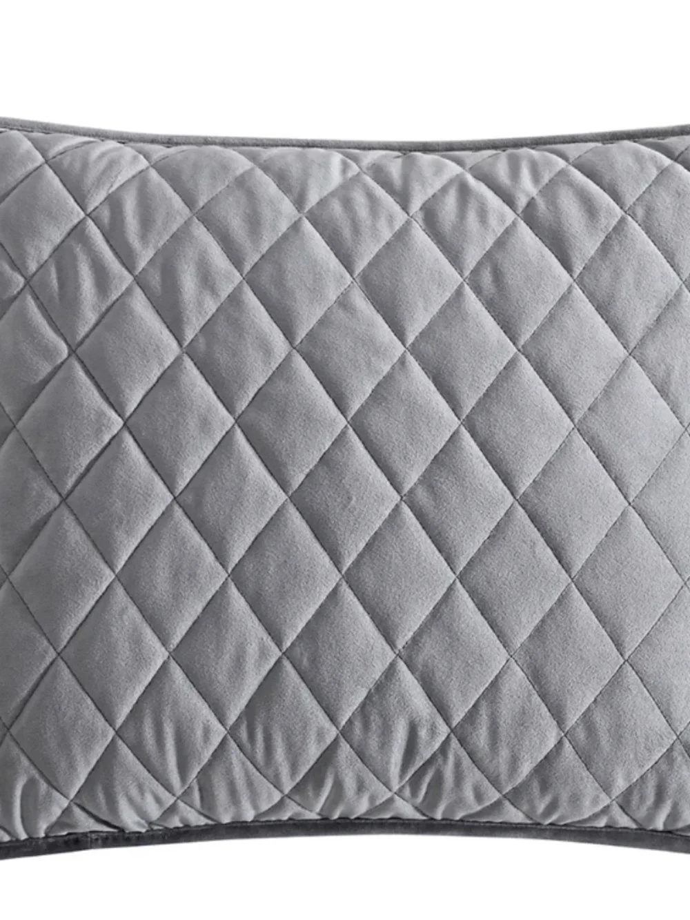 Vera Wang Velvet Soft Charcoal Velvet KING Size Coverlet with King Shams